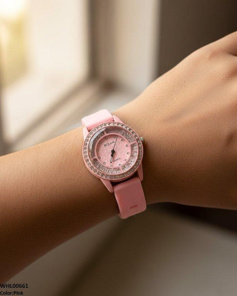 WHL00661 ZWA Round Stone  Women's Watch - WHL