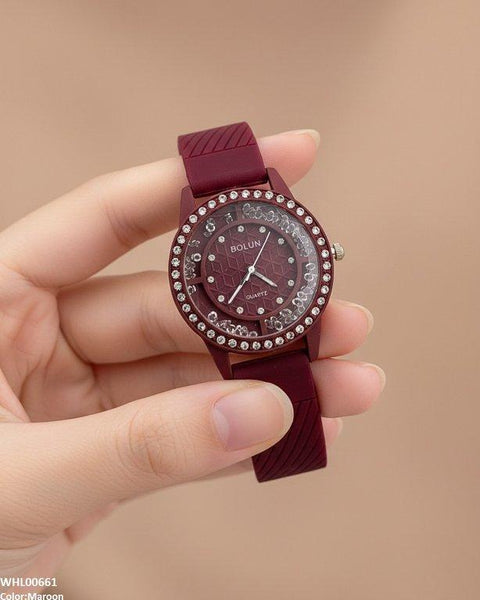WHL00661 ZWA Round Stone  Women's Watch - WHL
