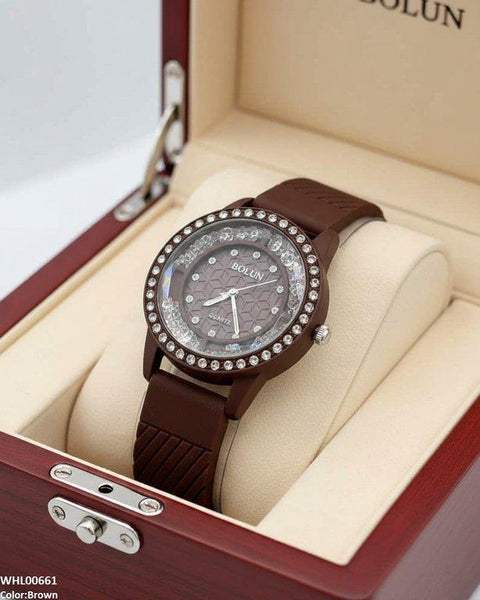 WHL00661 ZWA Round Stone  Women's Watch - WHL