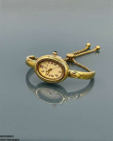 WHL00663 HWR Oval Dial Bracelet Women's Watch - WHL