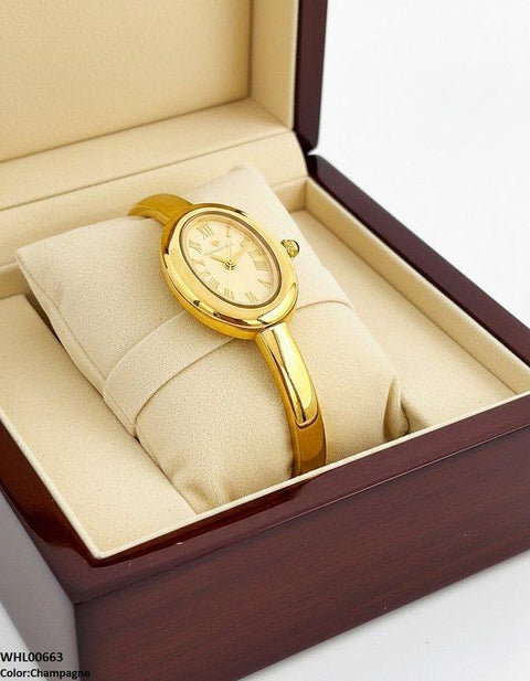 WHL00663 HWR Oval Dial Bracelet Women's Watch - WHL