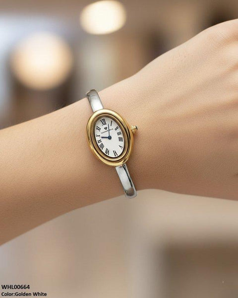 WHL00664 HWR Oval Dial Bracelet Women's Watch - WHL