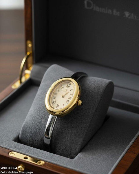WHL00664 HWR Oval Dial Bracelet Women's Watch - WHL