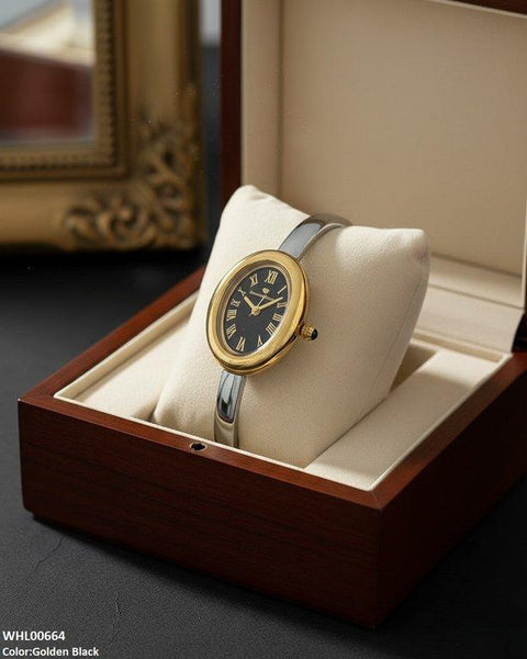 WHL00664 HWR Oval Dial Bracelet Women's Watch - WHL