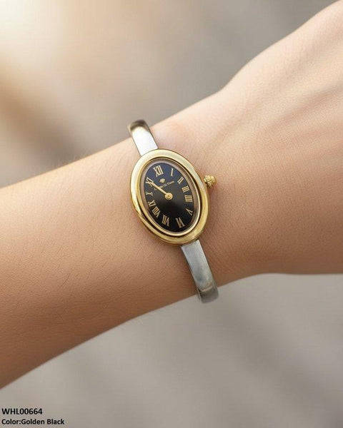 WHL00664 HWR Oval Dial Bracelet Women's Watch - WHL