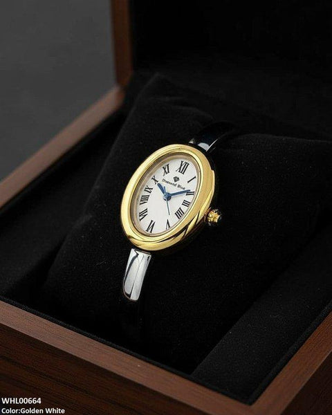 WHL00664 HWR Oval Dial Bracelet Women's Watch - WHL