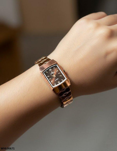 WHL00671 HWR Square Dial Women's Watch - WHL