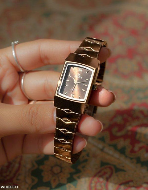 WHL00671 HWR Square Dial Women's Watch - WHL