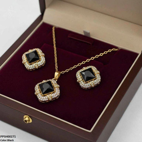PPSH00271 MZM Square Pendant Set - PPSH