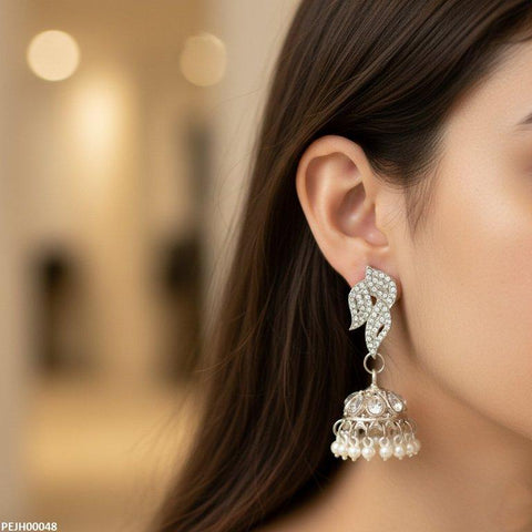 PEJH00048 FRN Tear Pearl Drop Jhumki - PEJH