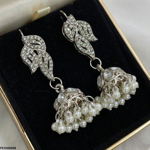 PEJH00048 FRN Tear Pearl Drop Jhumki - PEJH