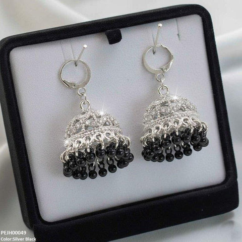 PEJH00049 SDQ Tear Pearl Drop Jhumki - PEJH
