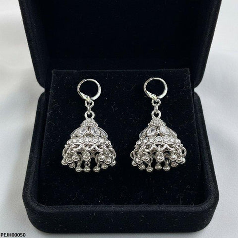PEJH00050 SDQ Tear Pearl Drop Jhumki - PEJH