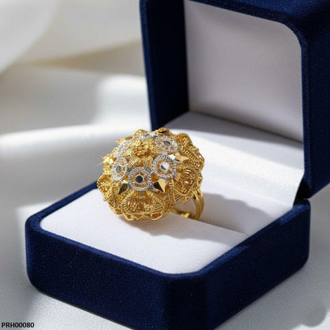 PRH00080 MZM Flower Ring Adjustable - PRH