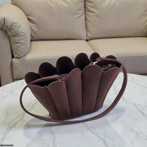 HBGP00089 Velvet Shell Ladies Handbag - HBGP