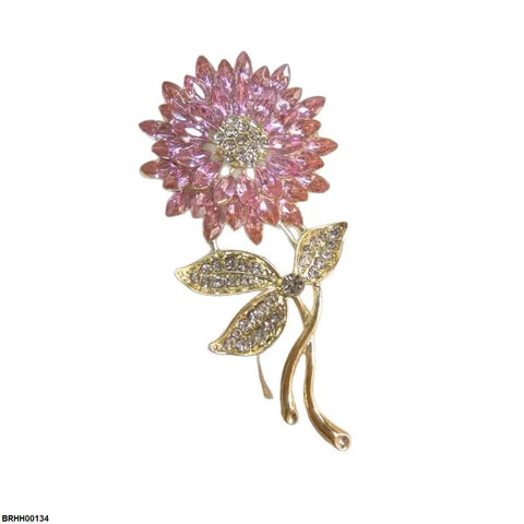 BRHH00134 XST SunFlower Zircon Broach - BRHH