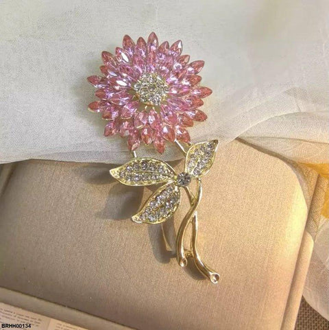 BRHH00134 XST SunFlower Zircon Broach - BRHH