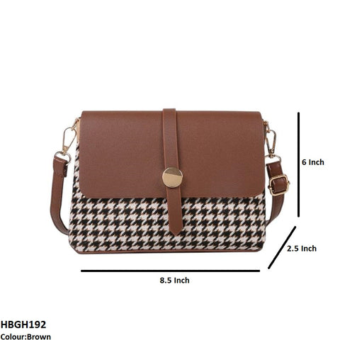 HBGH192 BBM Plain leather Bag- HBGH