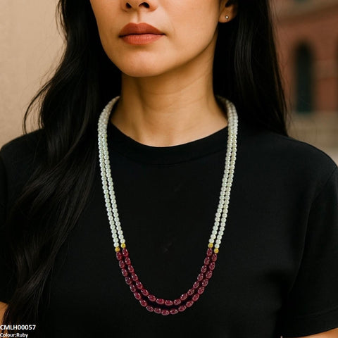CMLH00057 FRN Double Layer Pearl Mala - CMLH