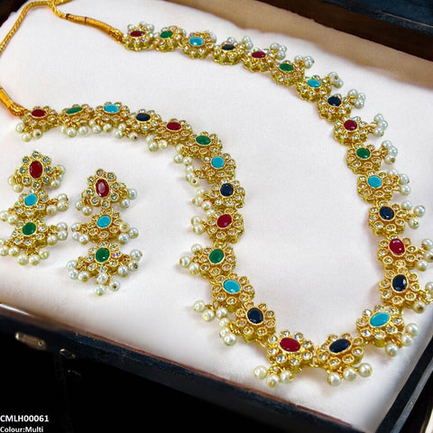 CMLH00061 SDQ Oval Stone Mala Set - CMLH