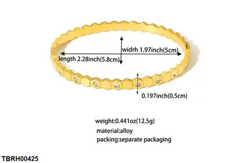 TBRH00425 ZXS Trendy Linked Bracelet Openable - TBRH