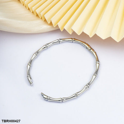 TBRH00427 ZXS Plain Jointed Sticks Openable Bracelet - TBRH