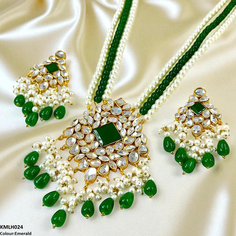 KMLH024 SDQ Kundan Maala Set - KMLH
