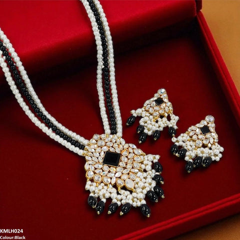 KMLH024 SDQ Kundan Maala Set - KMLH