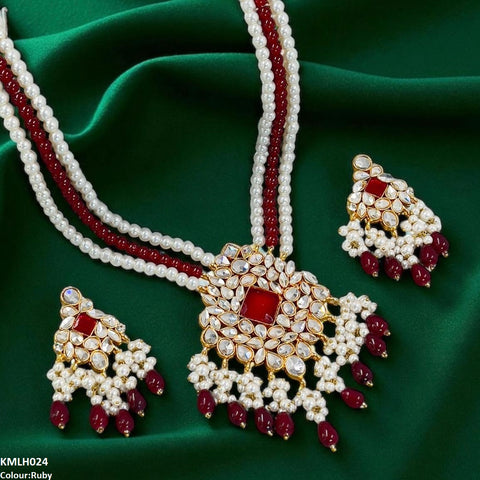 KMLH024 SDQ Kundan Maala Set - KMLH