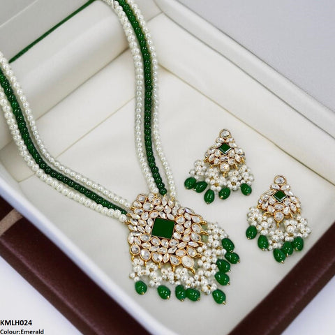 KMLH024 SDQ Kundan Maala Set - KMLH
