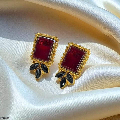 PETH170 FRN Leaf Rectangle Tops Pair - PETH