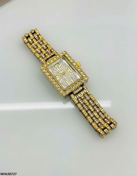 WHL00727 HWR Rectangle Dial Women's Watch - WHL