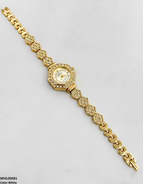 WHL00681 ZWA Round Stone Dial Women's Watch - WHL