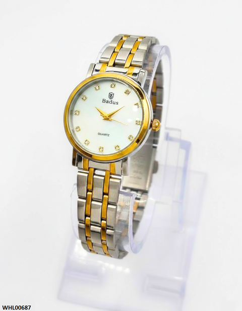 WHL00687 ZWA Round Stone Dial Women's Watch - WHL