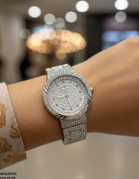 WHL00765 ZWA Double Round Bezel Women's Watch - WHL