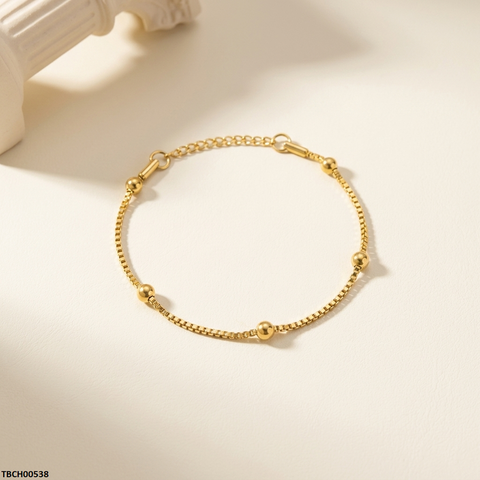 TBCH00538 MMJ Stainless Steel Ball Bracelet - TBCH