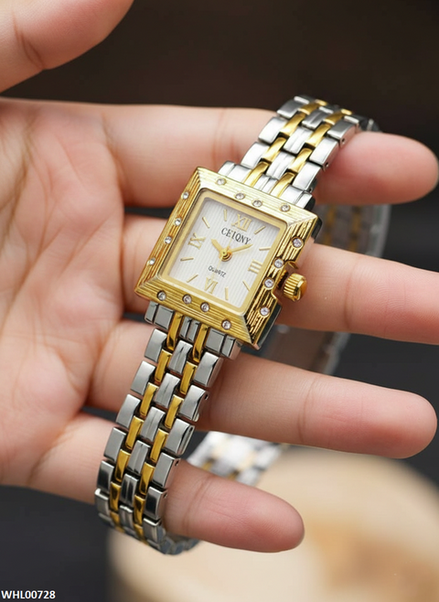 WHL00728 HWR Square Dial Women's Watch - WHL