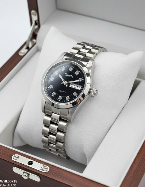 WHL00718 HWR Round Stone Dial Women's Watch - WHL