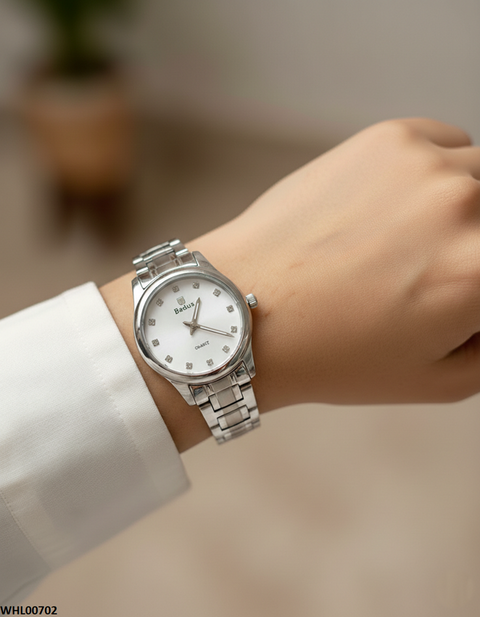 WHL00702 ZWA Round Stone Dial Women's Watch - WHL