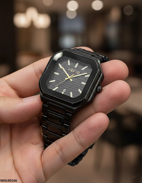 MHL00166 HWR Square Black Dial Men's Watch - MHL