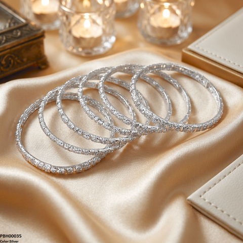 PBH00035 AZM Cut Shimmer Bangles - PBH