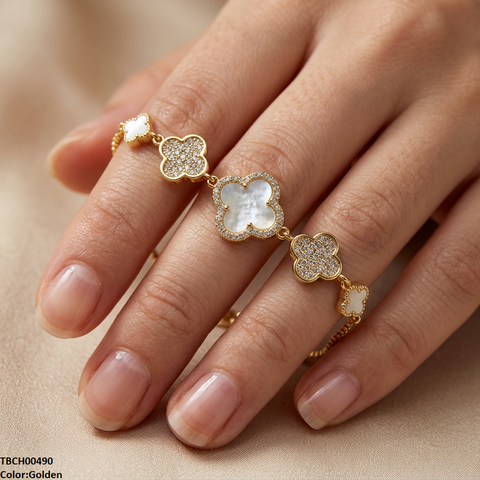 TBCH00490 DNG Star/Flower Bracelet Adjustable - TBCH