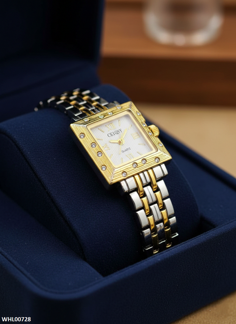 WHL00728 HWR Square Dial Women's Watch - WHL