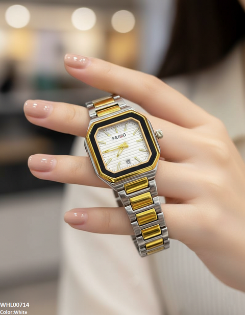WHL00714 HWR Square Dial Women's Watch - WHL