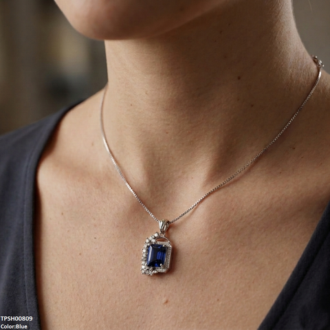 TPSH00809 MSJ Leaf/Square Pendant - TPSH