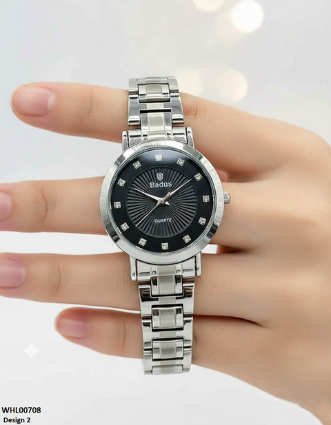 WHL00708 ZWA Round Stone Dial Women's Watch - WHL