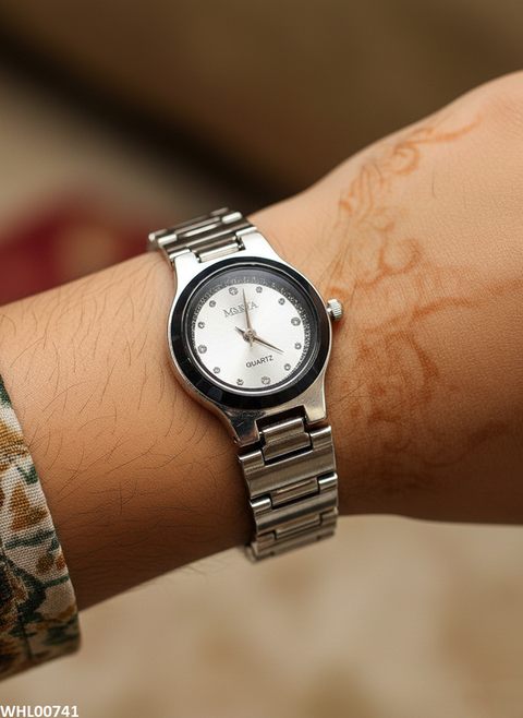 WHL00741 IWA Round Stone Dial Women's Watch - WHL