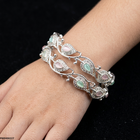 PBRH00227 AZM Tear/Leaf Bangles - PBRH