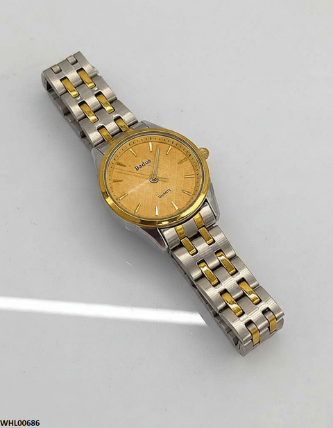 WHL00686 ZWA Round Champagne Dial Women's Watch - WHL