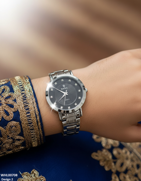 WHL00708 ZWA Round Stone Dial Women's Watch - WHL
